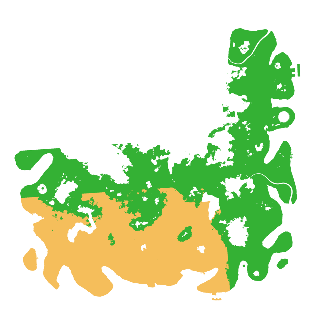 Biome Rust Map: Procedural Map, Size: 5000, Seed: 908123557