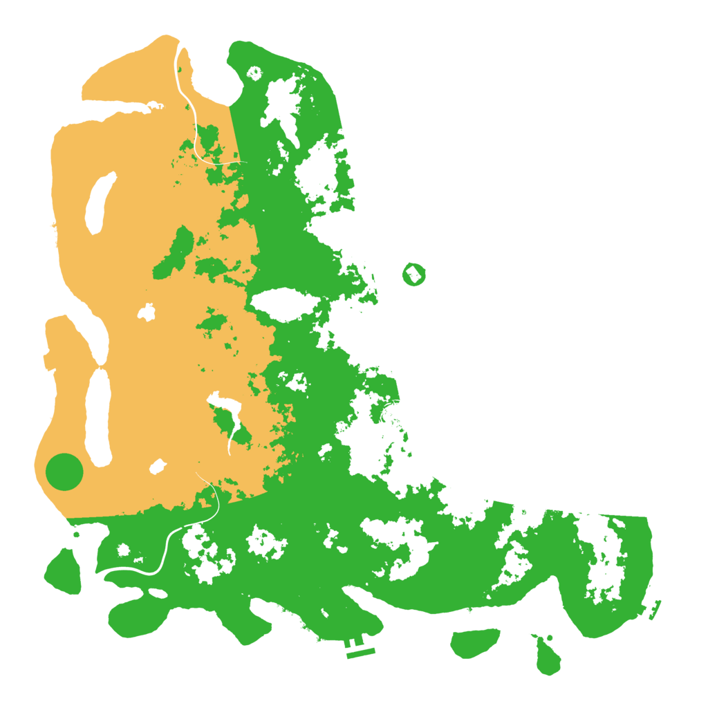 Biome Rust Map: Procedural Map, Size: 4987, Seed: 1899876