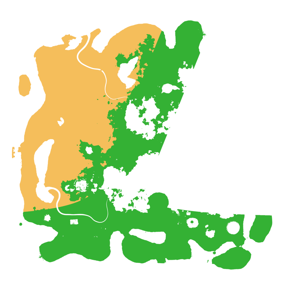 Biome Rust Map: Procedural Map, Size: 4000, Seed: 72727272