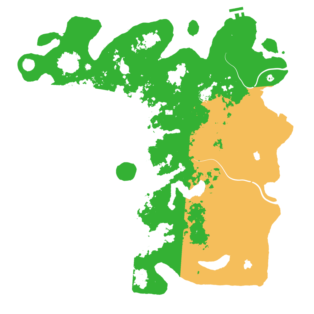 Biome Rust Map: Procedural Map, Size: 4500, Seed: 2136098277