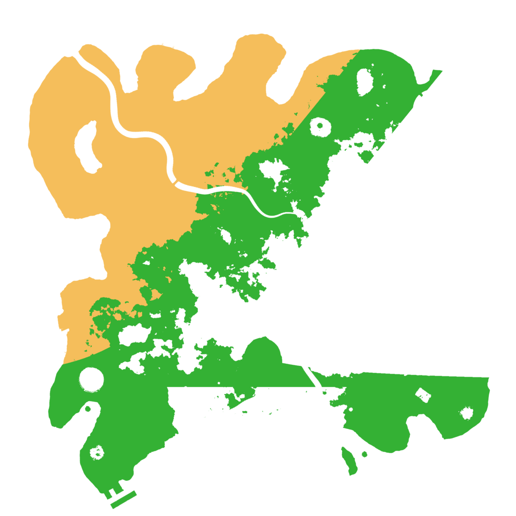 Biome Rust Map: Procedural Map, Size: 3750, Seed: 599872204