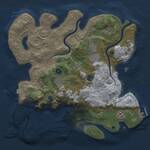 Thumbnail Rust Map: Procedural Map, Size: 3750, Seed: 599872204, 14 Monuments