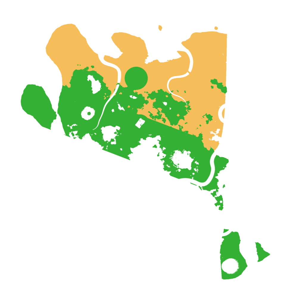 Biome Rust Map: Procedural Map, Size: 3500, Seed: 743812444