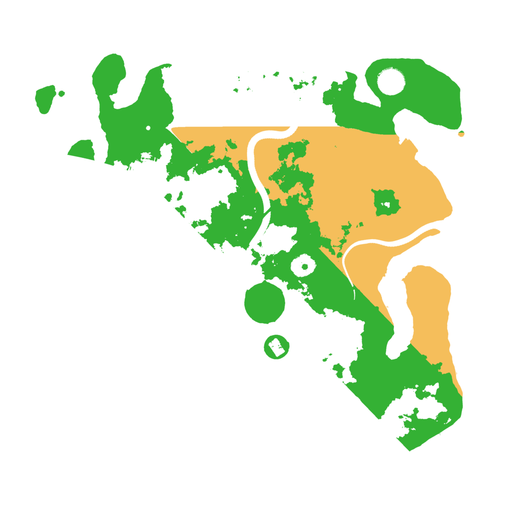 Biome Rust Map: Procedural Map, Size: 3300, Seed: 479758564