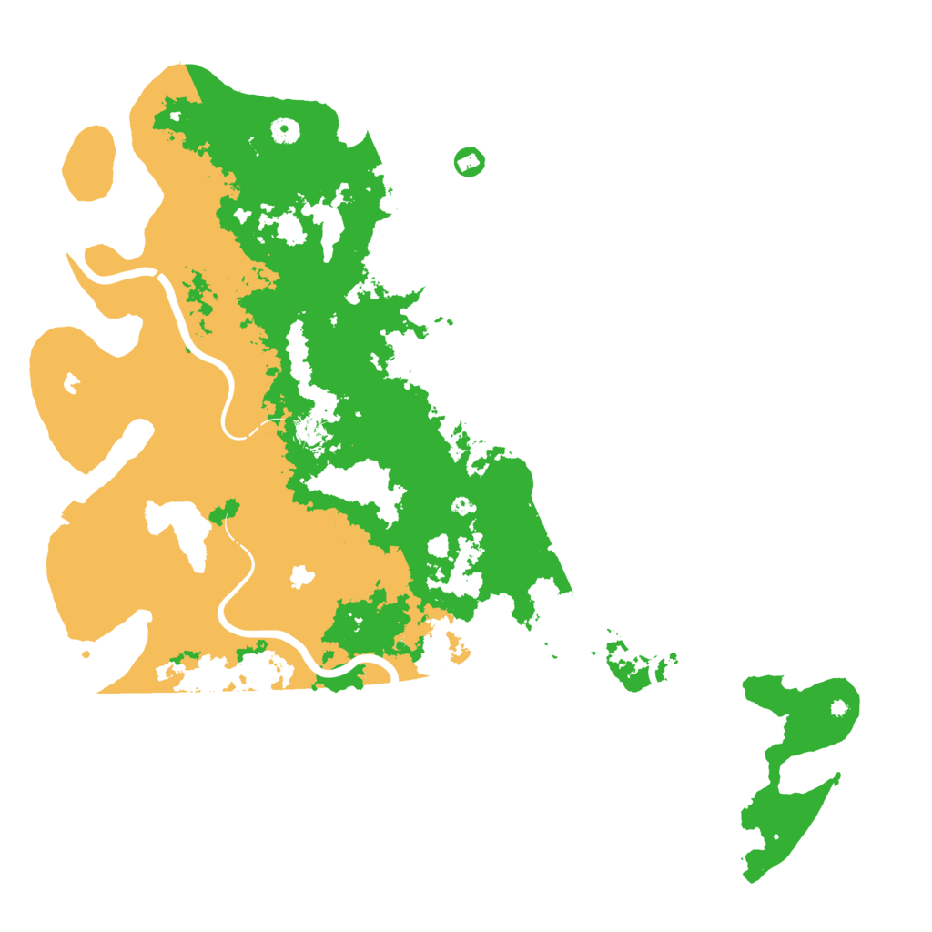 Biome Rust Map: Procedural Map, Size: 5000, Seed: 2025050102