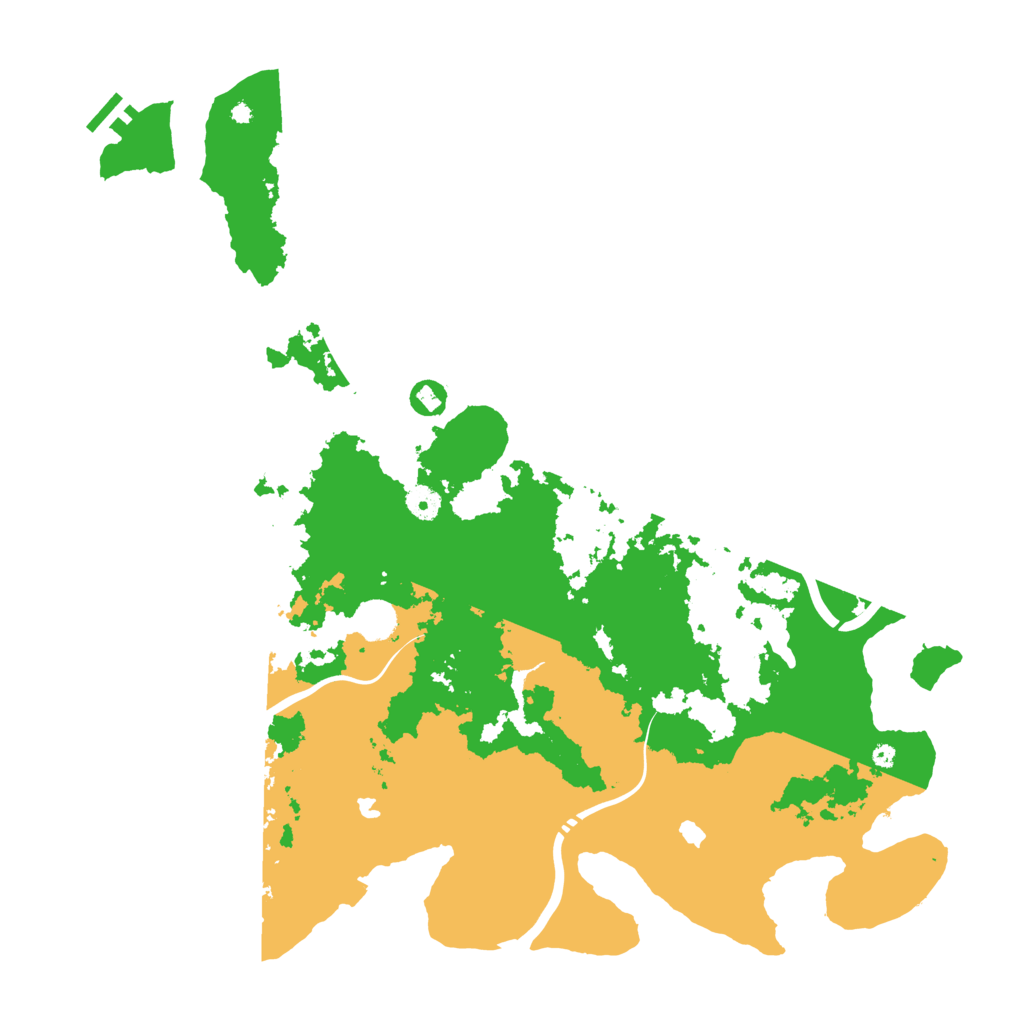 Biome Rust Map: Procedural Map, Size: 4500, Seed: 10201100