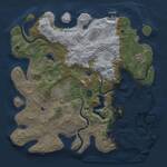 Thumbnail Rust Map: Procedural Map, Size: 4250, Seed: 83832401, 14 Monuments