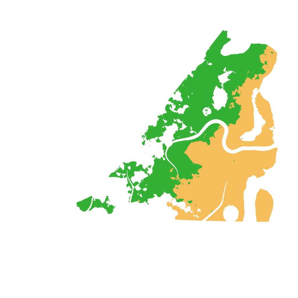 Biome Rust Map: Procedural Map, Size: 3500, Seed: 885183535