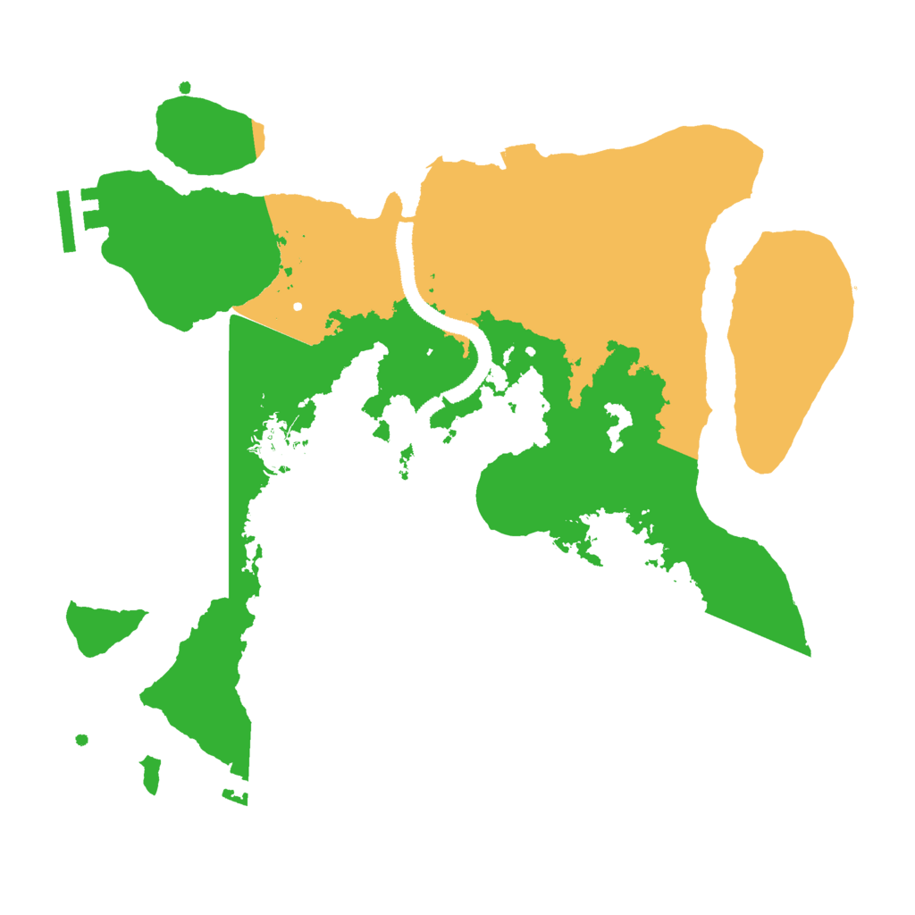 Biome Rust Map: Procedural Map, Size: 3000, Seed: 1807087465