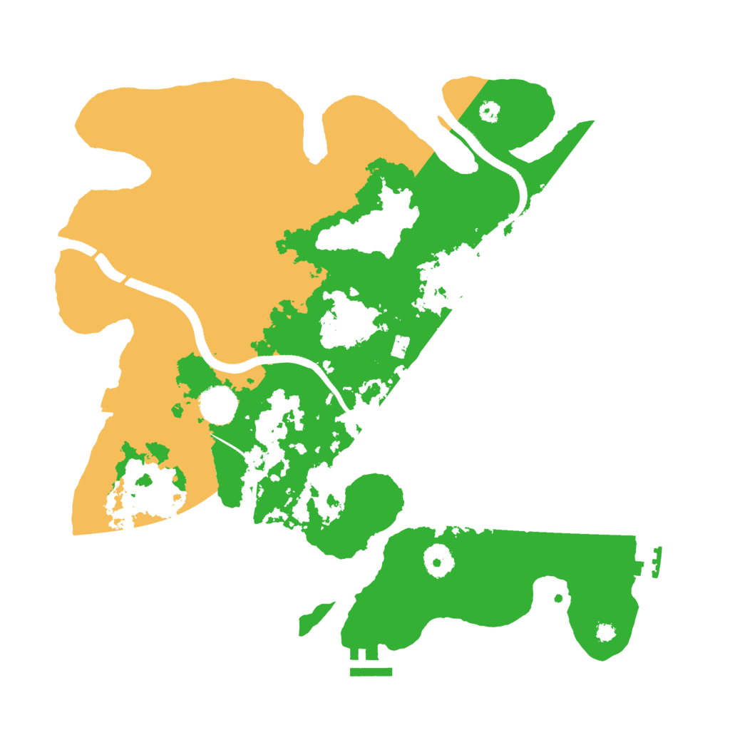 Biome Rust Map: Procedural Map, Size: 3500, Seed: 644898240