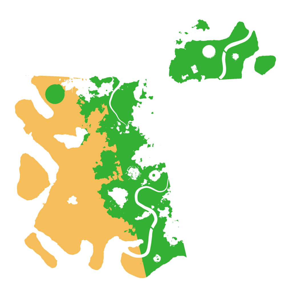 Biome Rust Map: Procedural Map, Size: 4000, Seed: 839128725