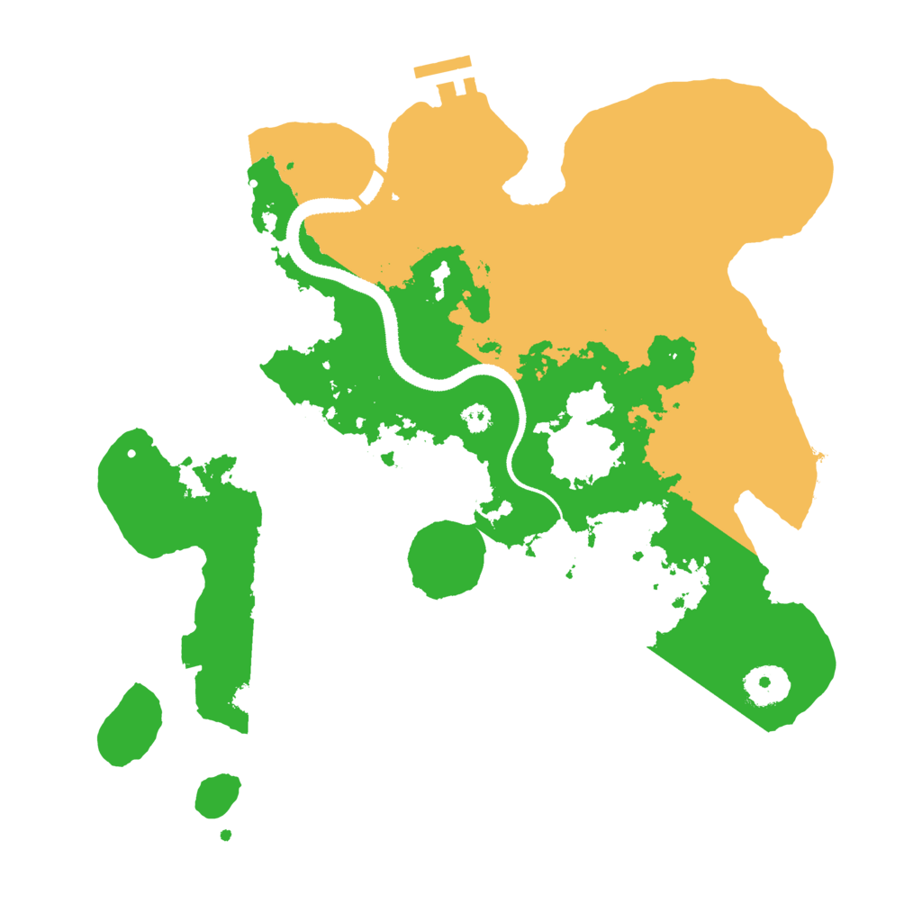 Biome Rust Map: Procedural Map, Size: 3250, Seed: 1942578983