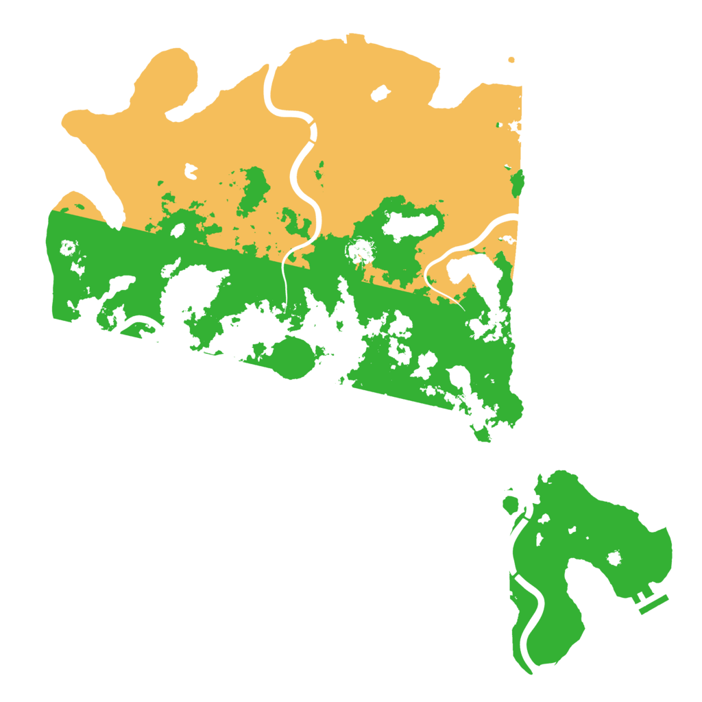 Biome Rust Map: Procedural Map, Size: 4500, Seed: 238563395