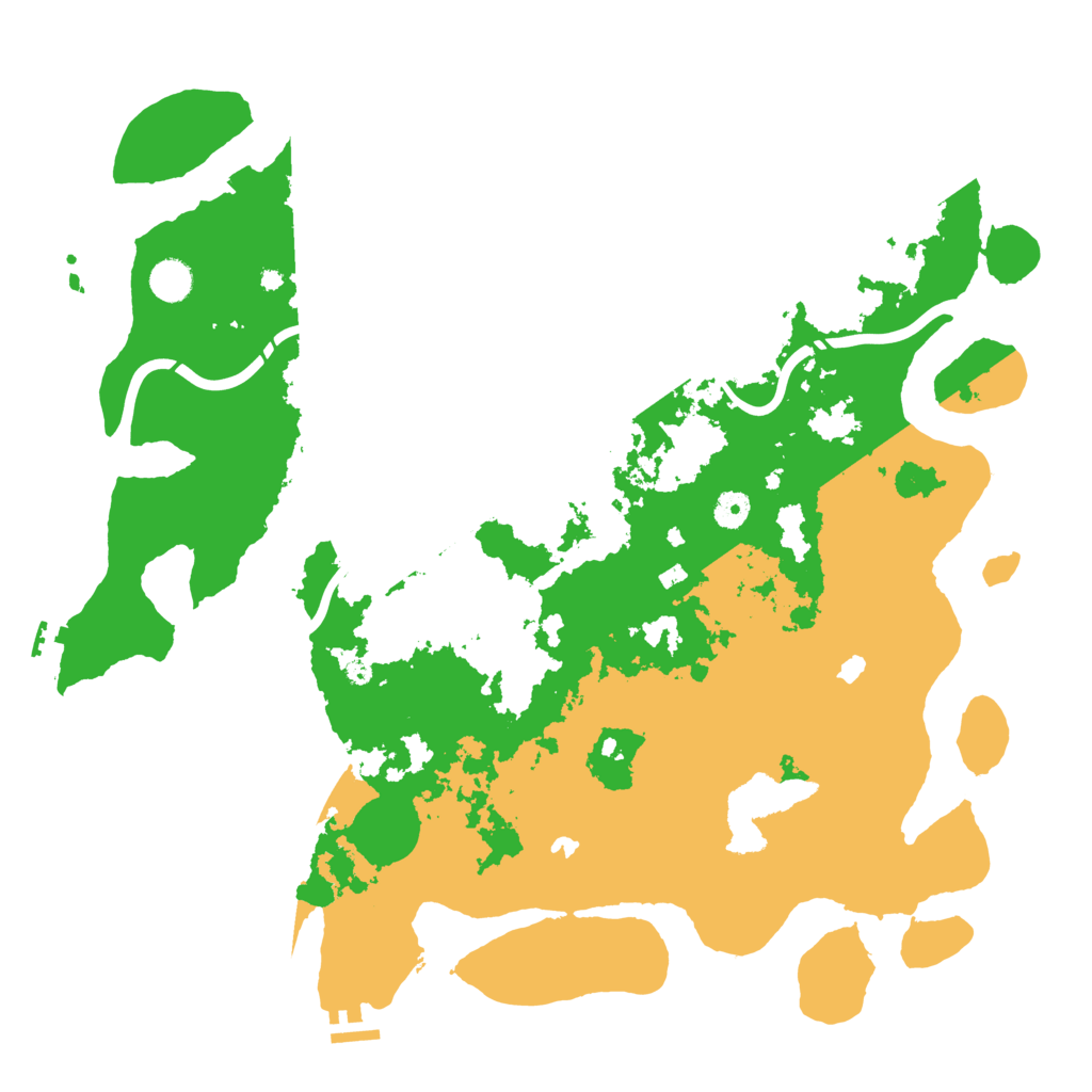 Biome Rust Map: Procedural Map, Size: 4500, Seed: 751034321