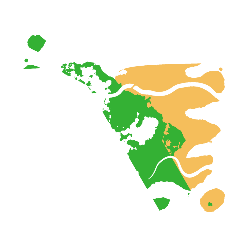 Biome Rust Map: Procedural Map, Size: 2742, Seed: 1506199105