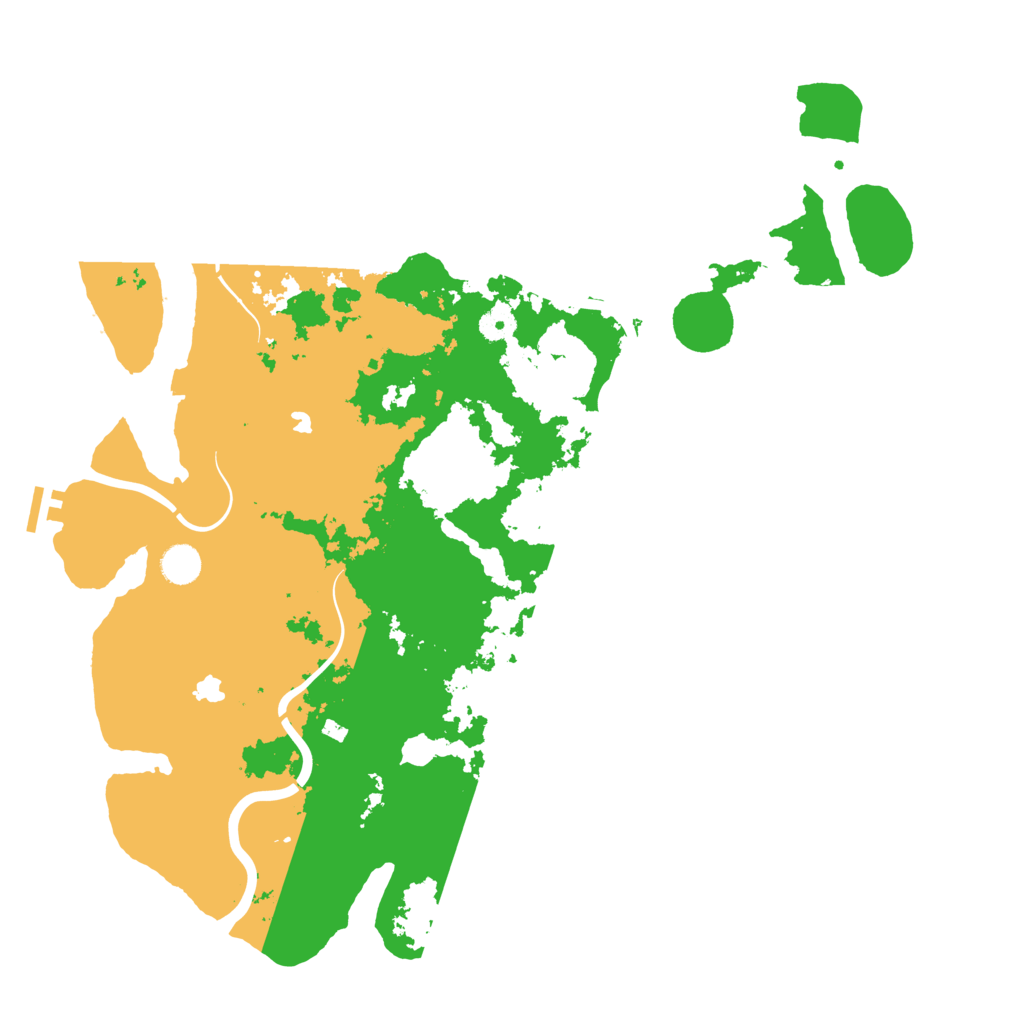 Biome Rust Map: Procedural Map, Size: 4500, Seed: 50446956