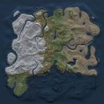 Thumbnail Rust Map: Procedural Map, Size: 4500, Seed: 282290539, 13 Monuments