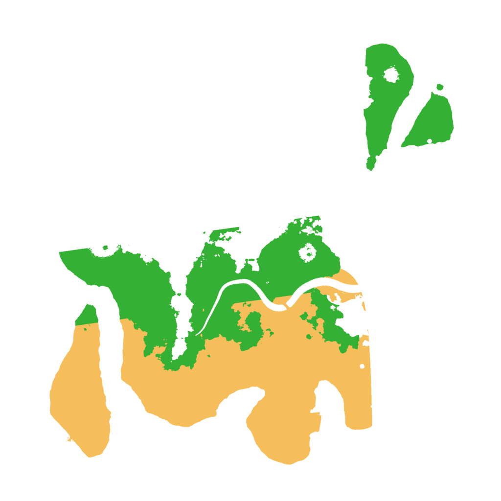 Biome Rust Map: Procedural Map, Size: 3000, Seed: 2061458124