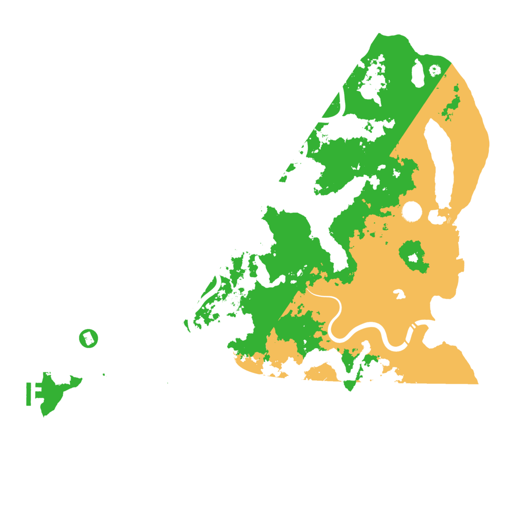 Biome Rust Map: Procedural Map, Size: 4500, Seed: 858854229