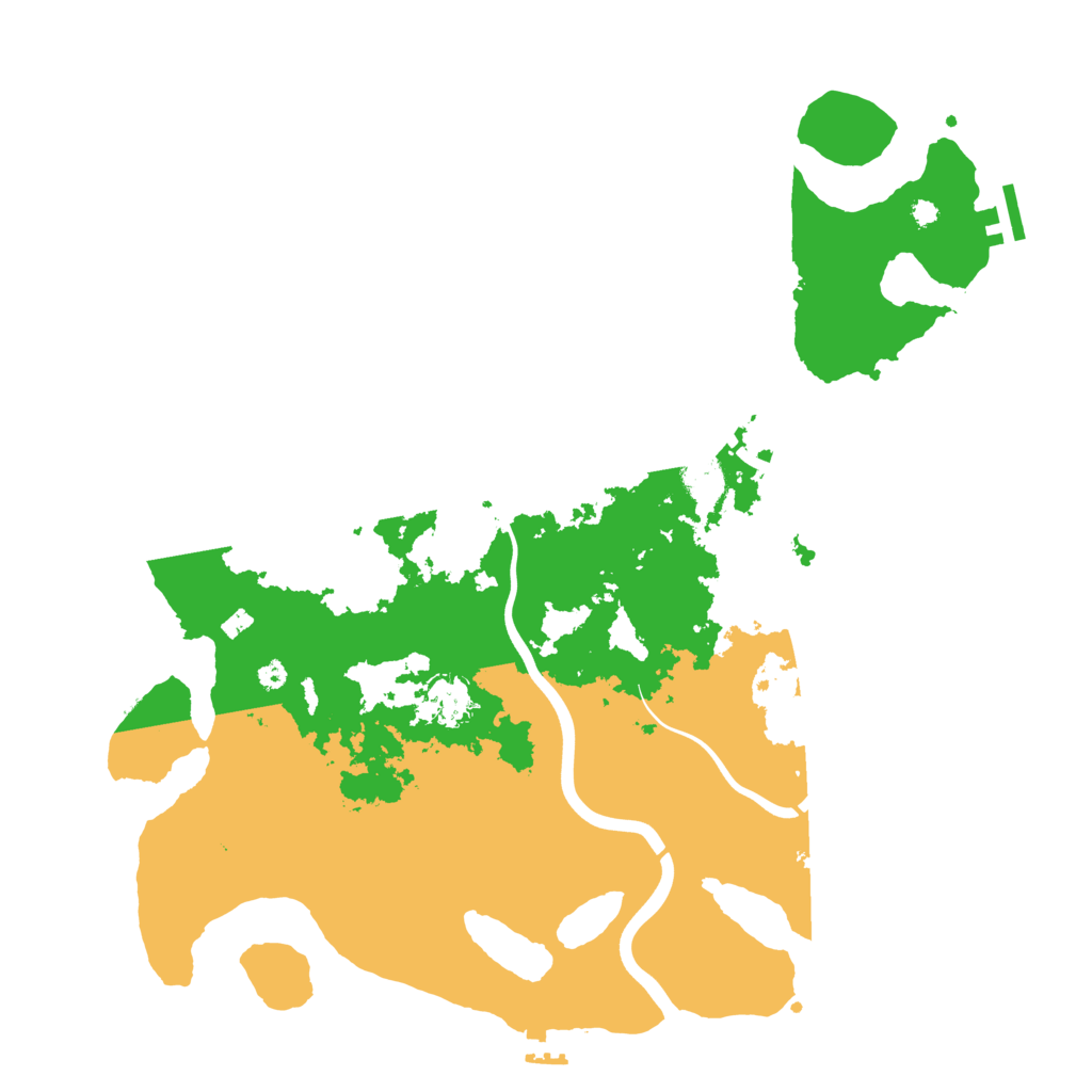 Biome Rust Map: Procedural Map, Size: 3900, Seed: 12057962