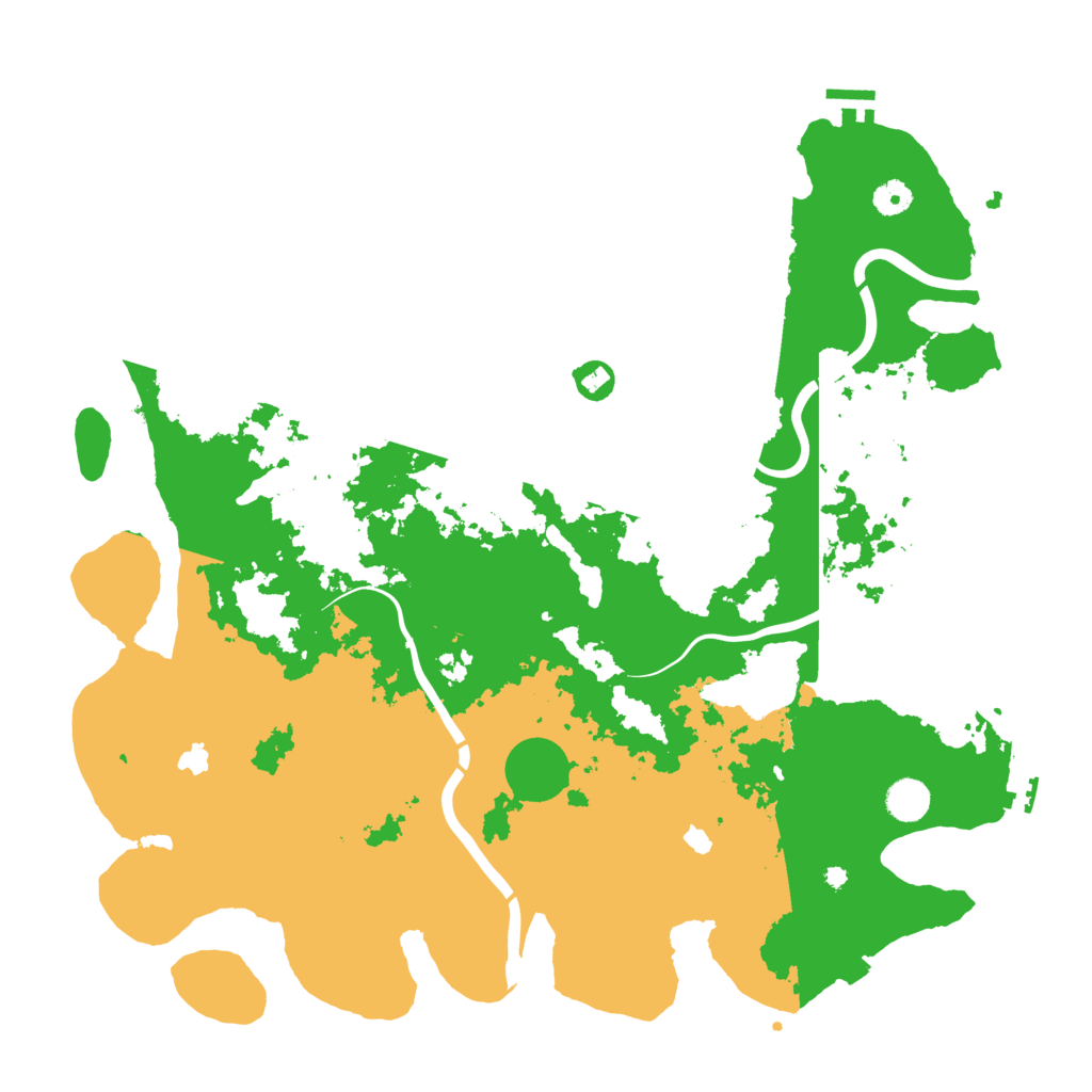 Biome Rust Map: Procedural Map, Size: 4500, Seed: 324326725