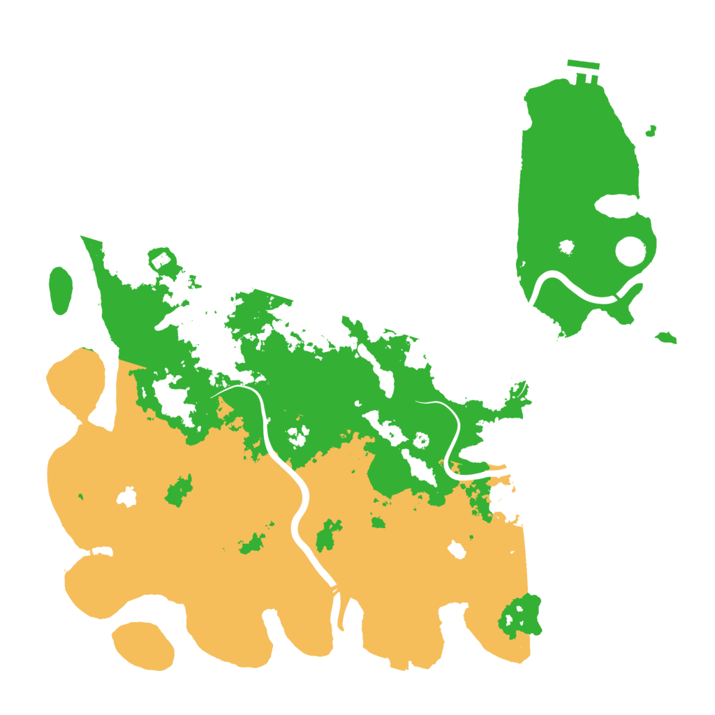 Biome Rust Map: Procedural Map, Size: 4500, Seed: 324326725