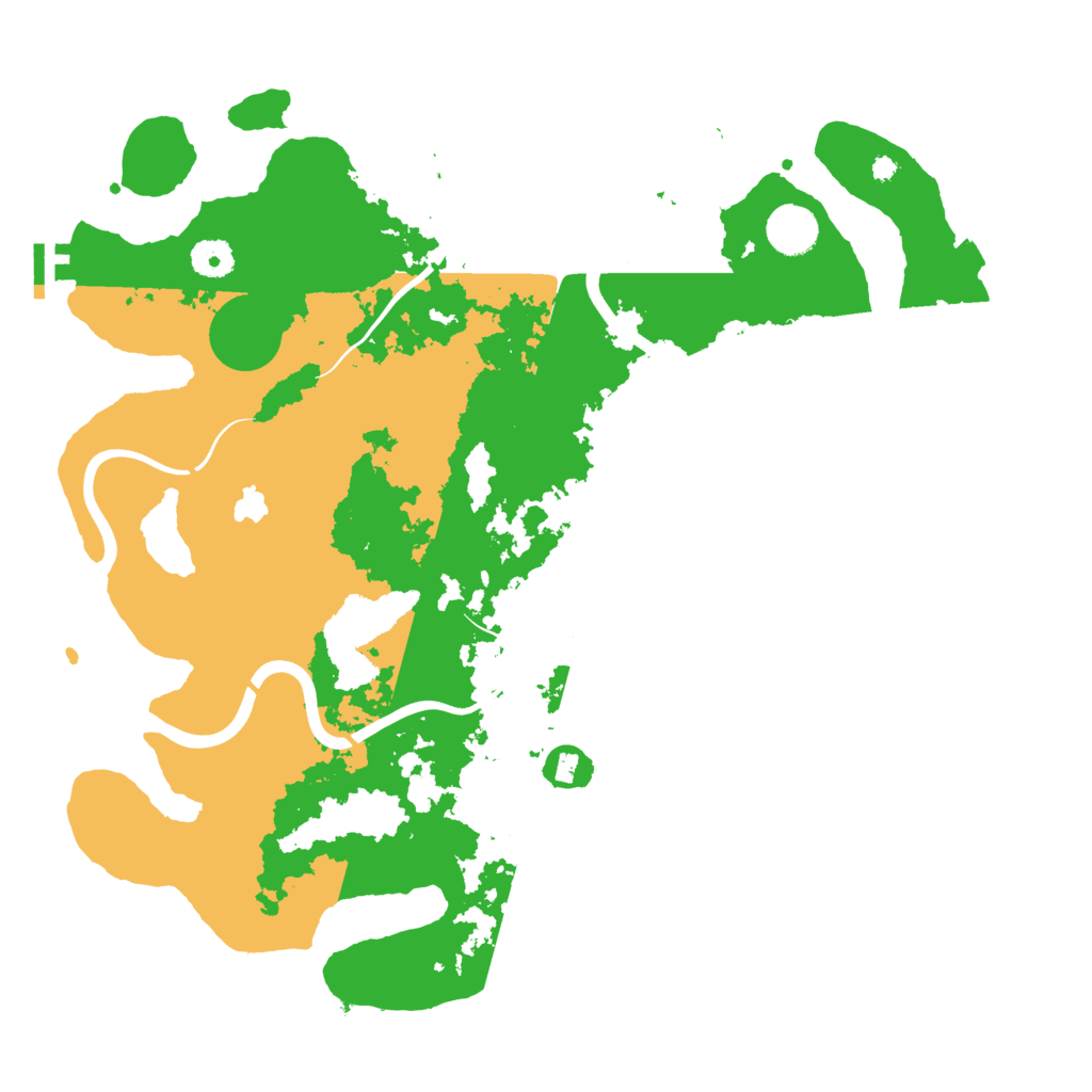 Biome Rust Map: Procedural Map, Size: 4000, Seed: 1145896