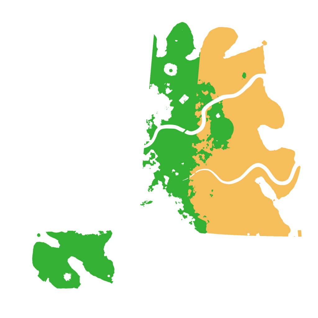 Biome Rust Map: Procedural Map, Size: 3700, Seed: 220138160
