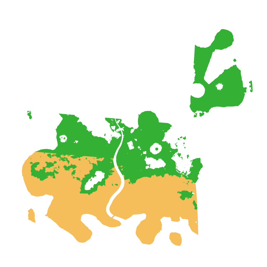 Biome Rust Map: Procedural Map, Size: 3579, Seed: 1234