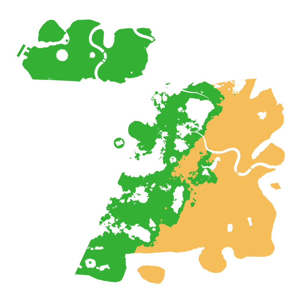 Biome Rust Map: Procedural Map, Size: 4500, Seed: 697274716