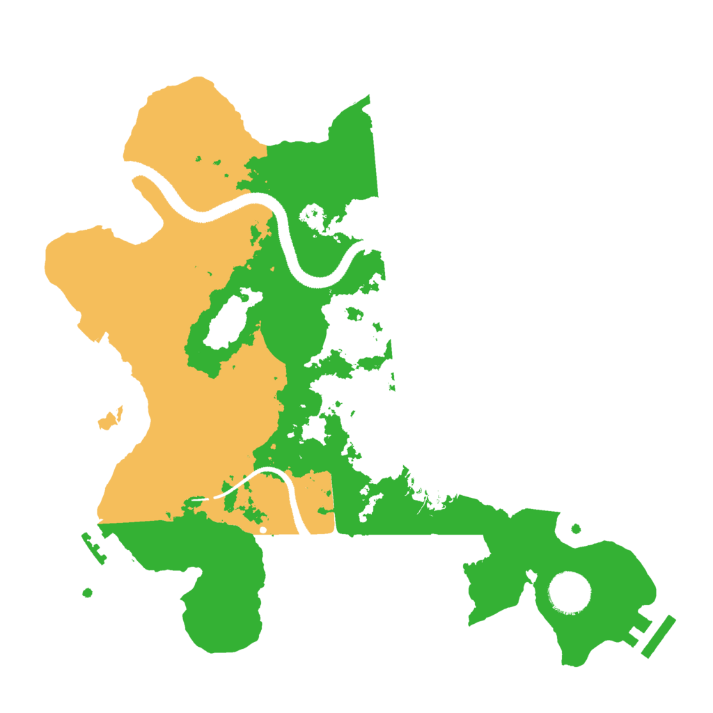Biome Rust Map: Procedural Map, Size: 3000, Seed: 671152622