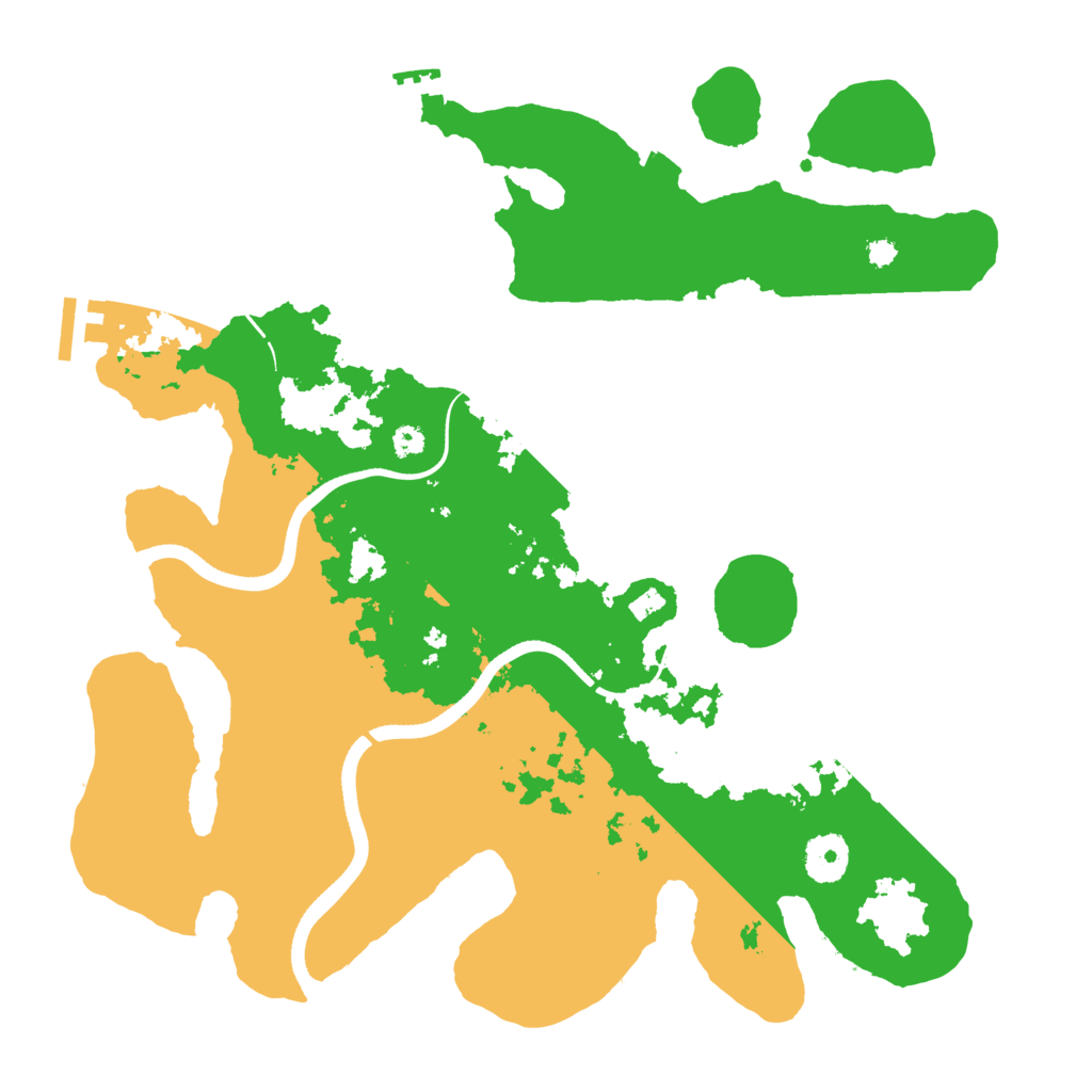 Biome Rust Map: Procedural Map, Size: 3500, Seed: 1094768458