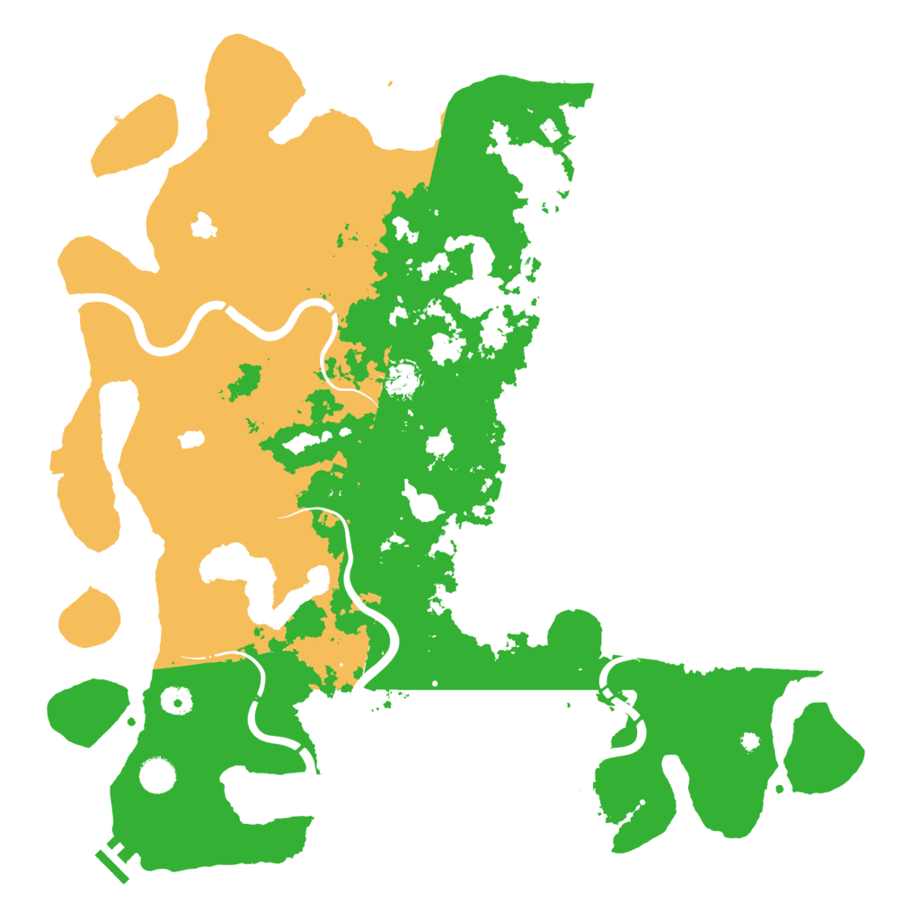 Biome Rust Map: Procedural Map, Size: 4500, Seed: 517712705