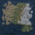 Thumbnail Rust Map: Procedural Map, Size: 4500, Seed: 517712705, 15 Monuments