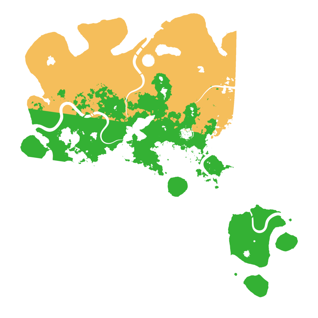 Biome Rust Map: Procedural Map, Size: 4500, Seed: 813416066