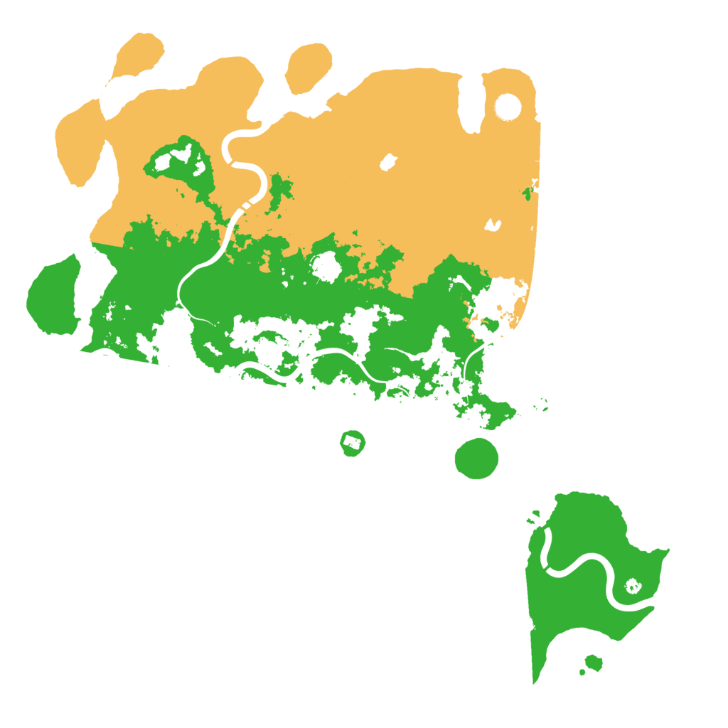 Biome Rust Map: Procedural Map, Size: 4800, Seed: 603060261