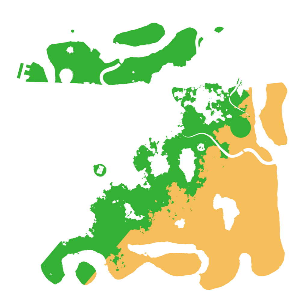 Biome Rust Map: Procedural Map, Size: 4000, Seed: 79361385