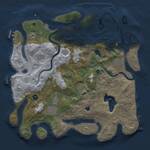 Thumbnail Rust Map: Procedural Map, Size: 4000, Seed: 79361385, 13 Monuments