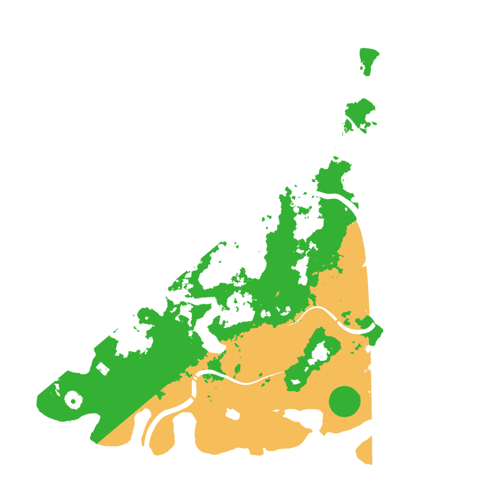 Biome Rust Map: Procedural Map, Size: 4250, Seed: 166686967