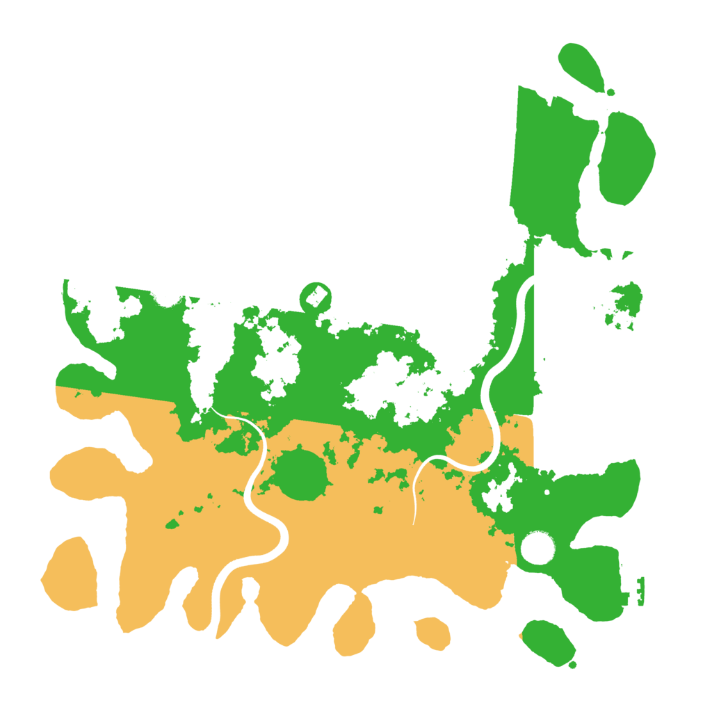 Biome Rust Map: Procedural Map, Size: 3750, Seed: 1235625220