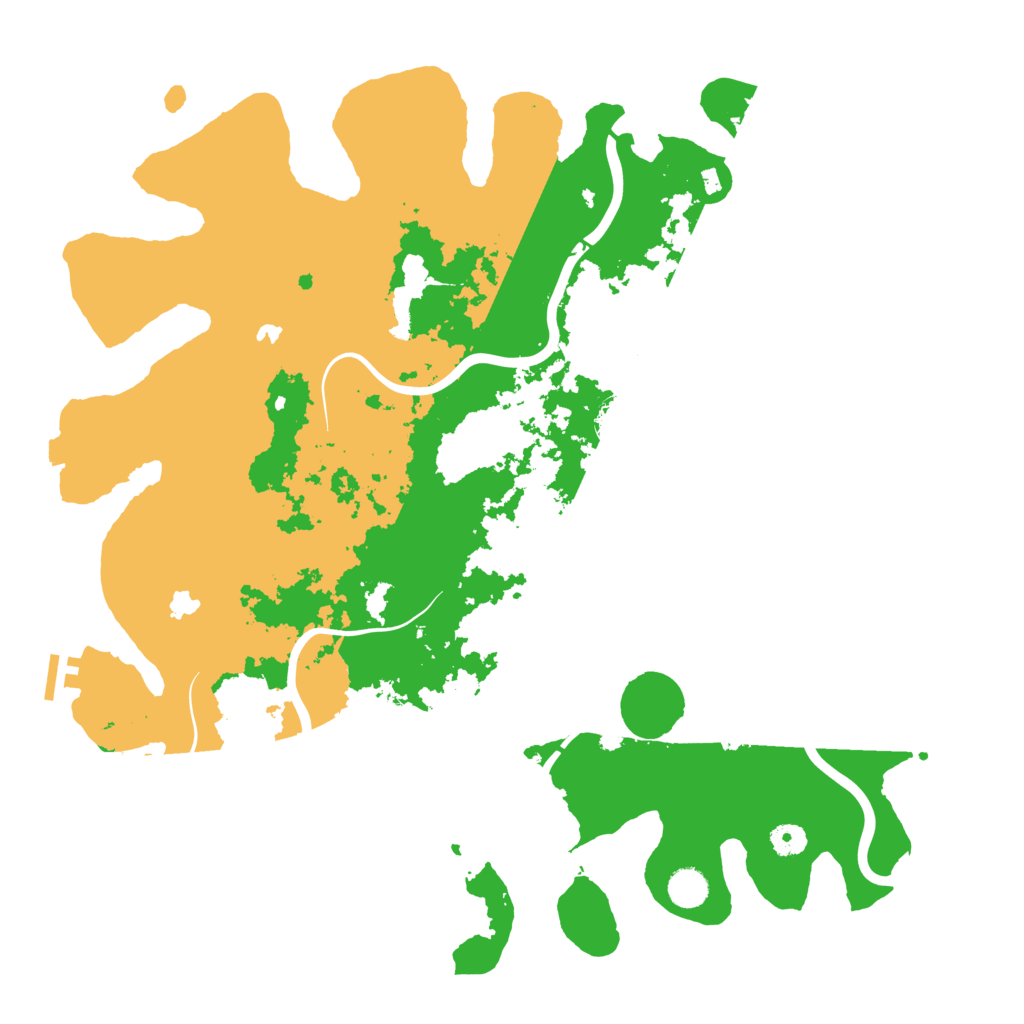 Biome Rust Map: Procedural Map, Size: 4500, Seed: 1569317119