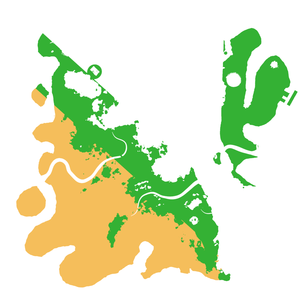 Biome Rust Map: Procedural Map, Size: 3750, Seed: 645366941
