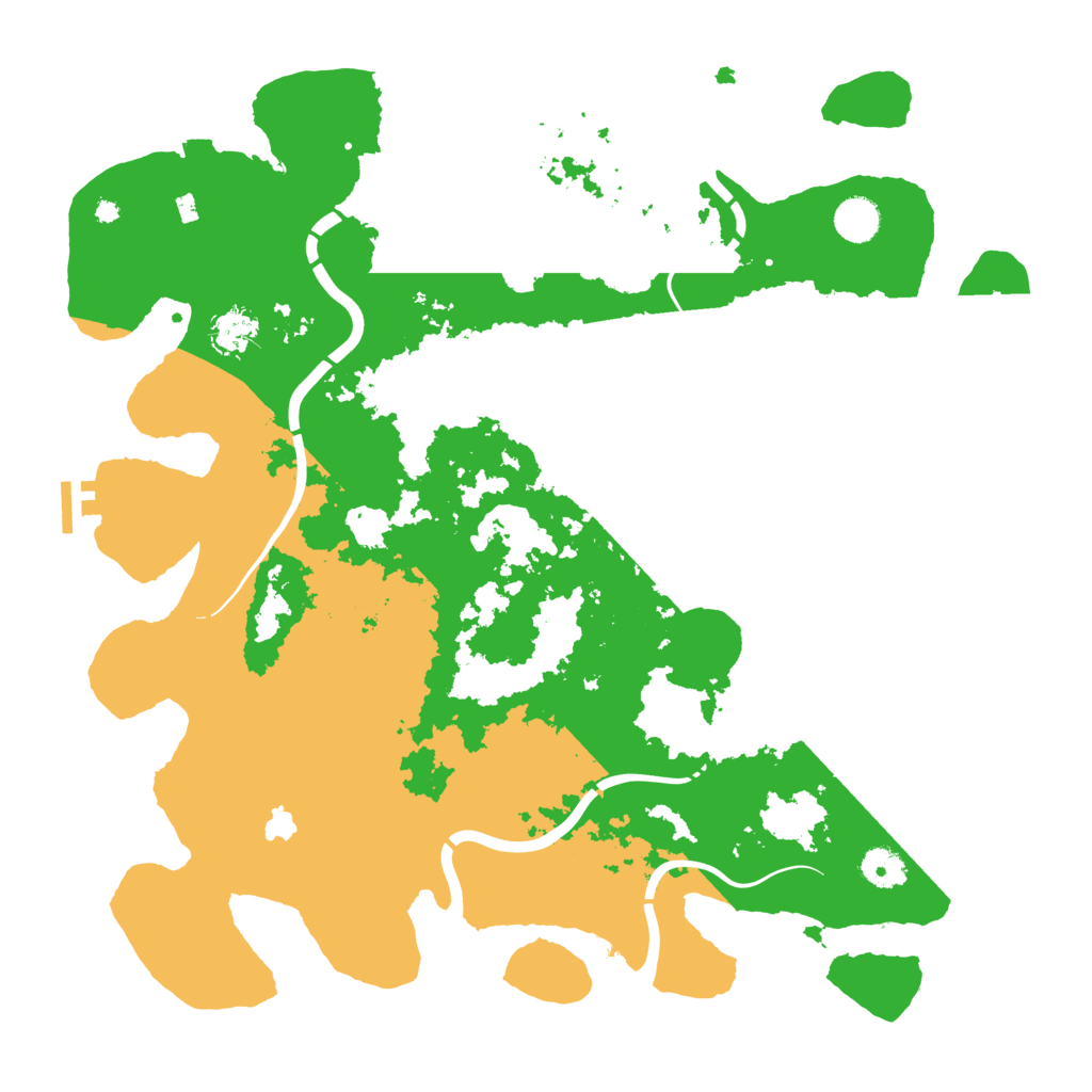 Biome Rust Map: Procedural Map, Size: 4250, Seed: 16628693