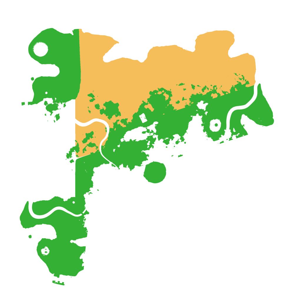 Biome Rust Map: Procedural Map, Size: 3700, Seed: 861678565