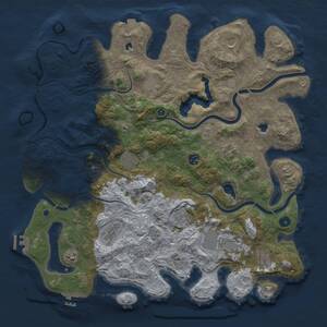 Thumbnail Rust Map: Procedural Map, Size: 4500, Seed: 10221964, 17 Monuments
