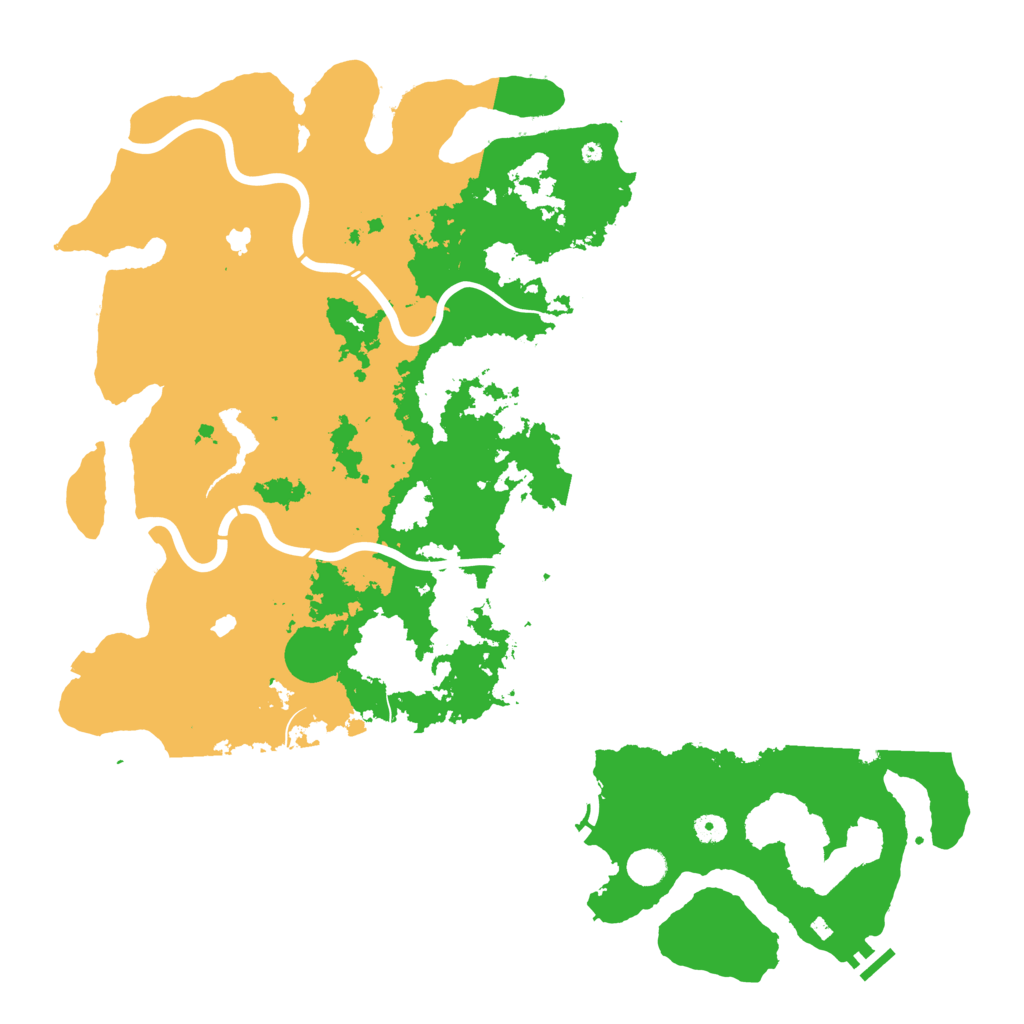 Biome Rust Map: Procedural Map, Size: 5000, Seed: 1866023240