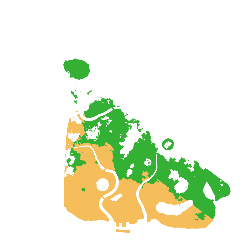 Biome Rust Map: Procedural Map, Size: 3500, Seed: 959569534