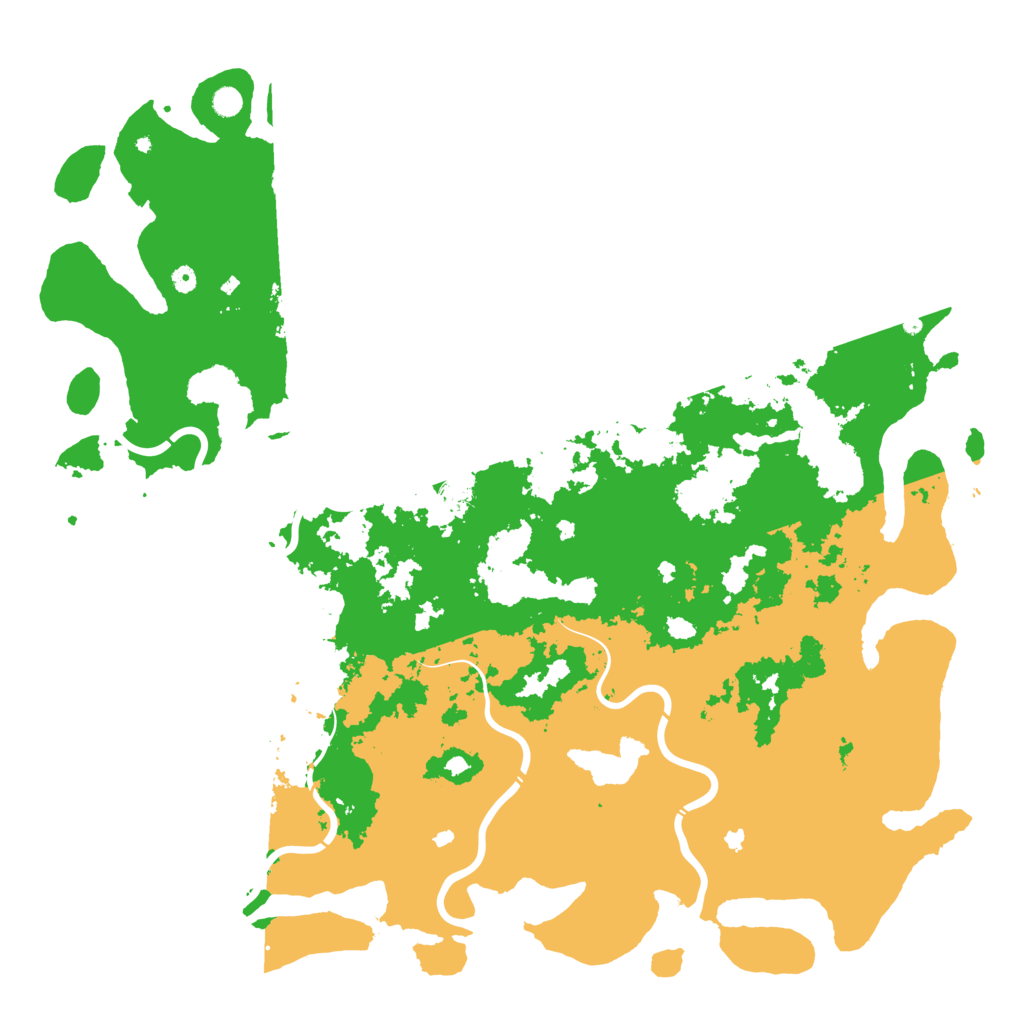 Biome Rust Map: Procedural Map, Size: 6000, Seed: 578456
