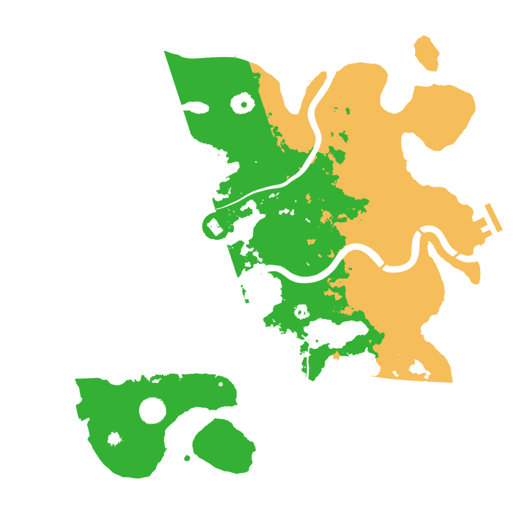 Biome Rust Map: Procedural Map, Size: 3500, Seed: 878976445