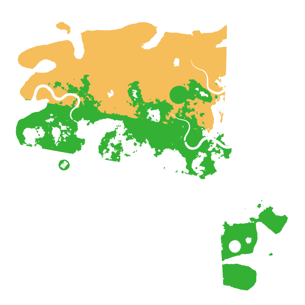 Biome Rust Map: Procedural Map, Size: 4500, Seed: 533805906